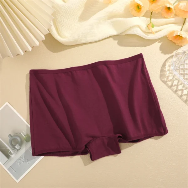 New Women's Panties Cotton Seamless Sports Boxers Underwear Female