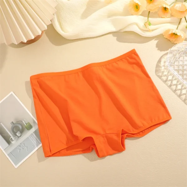 New Women's Panties Cotton Seamless Sports Boxers Underwear Female