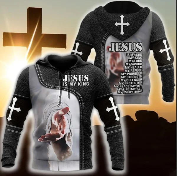 Hoodies Knight Templar Armor Jesus God Guard Cavalier 3d Print Sweatshirts