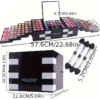 142-color eye shadow, 3-color blush, 3-color eyebrow powder makeup set, makeup artist's special makeup
