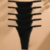 FINETOO 5PCS/Set Sexy G-string Panties Cotton Women's Underwear