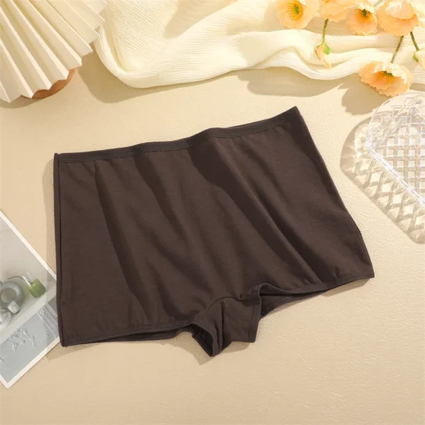 New Women's Panties Cotton Seamless Sports Boxers Underwear Female