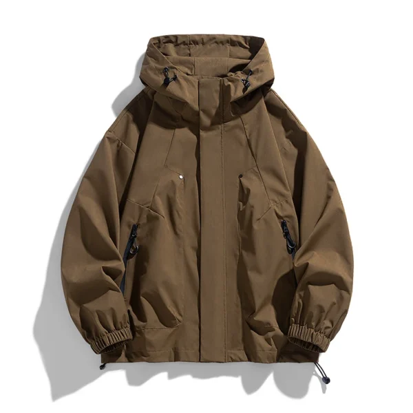 Men Jacket Hooded Windbreaker Trench Coats Oversize 6XL 7XL 8XL Plus Size Waterproof Black Bomber Camping Loose Thin Softshell