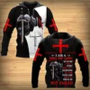 Hoodies Knight Templar Armor Jesus God Guard Cavalier 3d Print Sweatshirts