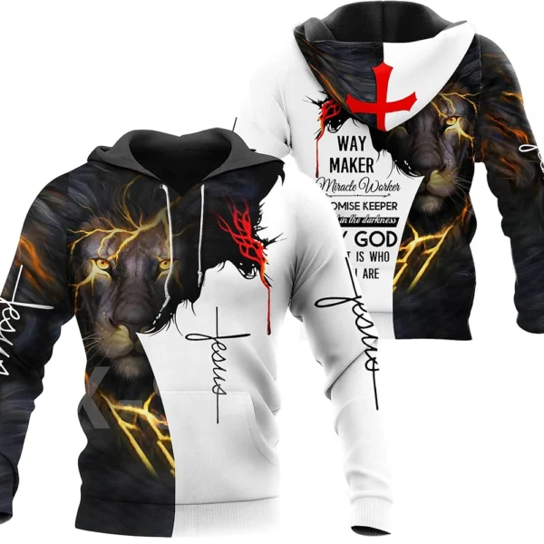 Hoodies Knight Templar Armor Jesus God Guard Cavalier 3d Print Sweatshirts