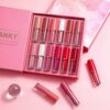 Long Lasting Matte Lip Gloss Set, 12 Colors - Soft Velvet Texture, Smudge Proof, Pearlescent Glossy Mirror Nude Lip Gloss With Natural Lip Gloss Lip Oil For   And Women Valentine's Day Gifts