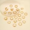22pcs Vintage Ring Set Embrace/ Evil Eye/ Chain/ Moon & Sun Design Mix And Match For Daily Outfits Party Accessories