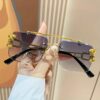 7 Pairs Of Double Horizontal Bar Glasses In Various Colors, Rectangular Metal Glasses Suitable For Daily Parties, Driving, Travel And Photography