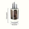 USB Plug Portable Electric Makeup Brush Cleaner, With Rubber Makeup Machine Electric USB Quick Cleaner Cleaning Brush Collar Brush