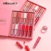 Long Lasting Matte Lip Gloss Set, 12 Colors - Soft Velvet Texture, Smudge Proof, Pearlescent Glossy Mirror Nude Lip Gloss With Natural Lip Gloss Lip Oil For   And Women Valentine's Day Gifts
