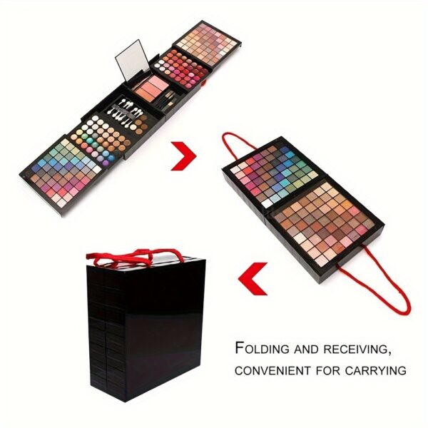 Makeup Set With Full 177 Colors Including Eyeshadow Palette Blush Lip Gloss Concealer, All In One Makeup Kit For Women Full Kit With Mirror And Applicators Ideal For Mother's Day Makeup Set