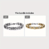1 PCS Classic Fashion Stainless Steel Men's Chain Bracelet, Hip Hop Jewelry (Length: 21cm)