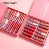 Long Lasting Matte Lip Gloss Set, 12 Colors - Soft Velvet Texture, Smudge Proof, Pearlescent Glossy Mirror Nude Lip Gloss With Natural Lip Gloss Lip Oil For   And Women Valentine's Day Gifts