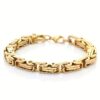 1 PCS Classic Fashion Stainless Steel Men's Chain Bracelet, Hip Hop Jewelry (Length: 21cm)